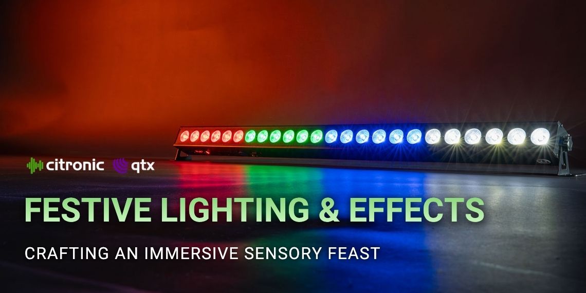 Crafting an Immersive Sensory Feast: Festive Lighting & Effects