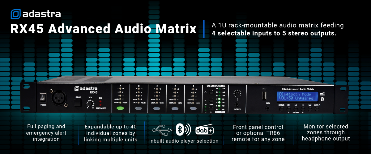 Adastra RX45 Advanced Audio Matrix