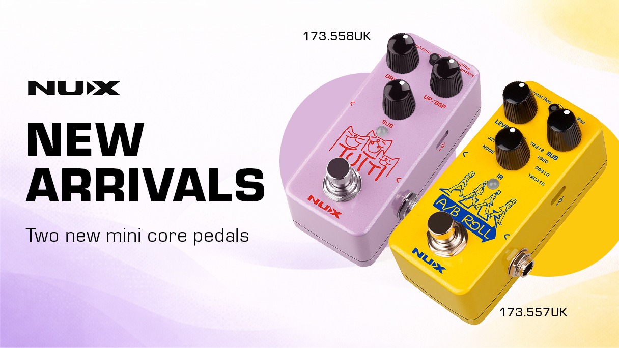 NEW NU-X Mini Core Pedals; Tutti and A/B Roll