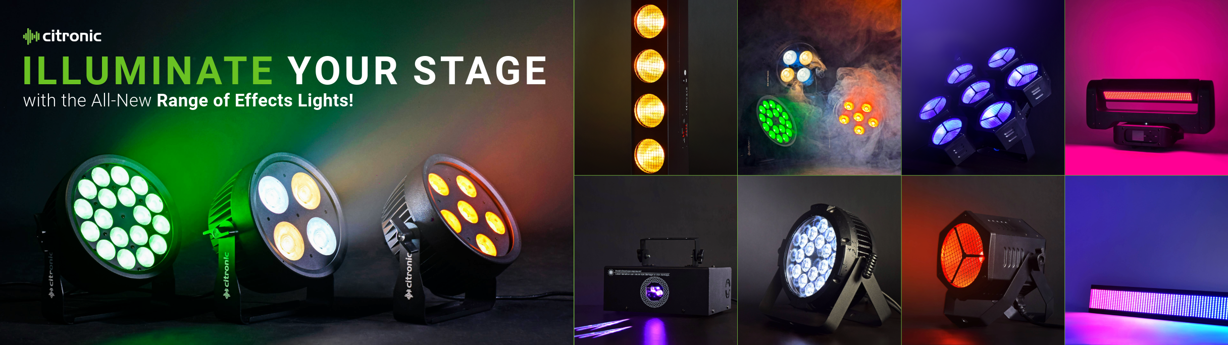 NEW Citronic Effects Lighting Range