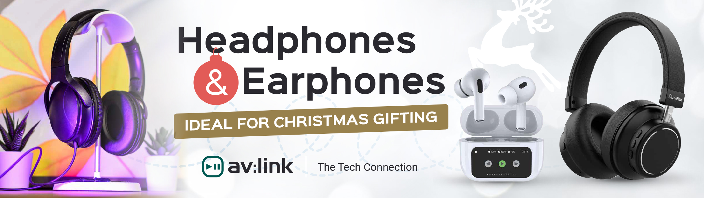 AV:Link Headphones & Earphones; Ideal for Christmas Gifting