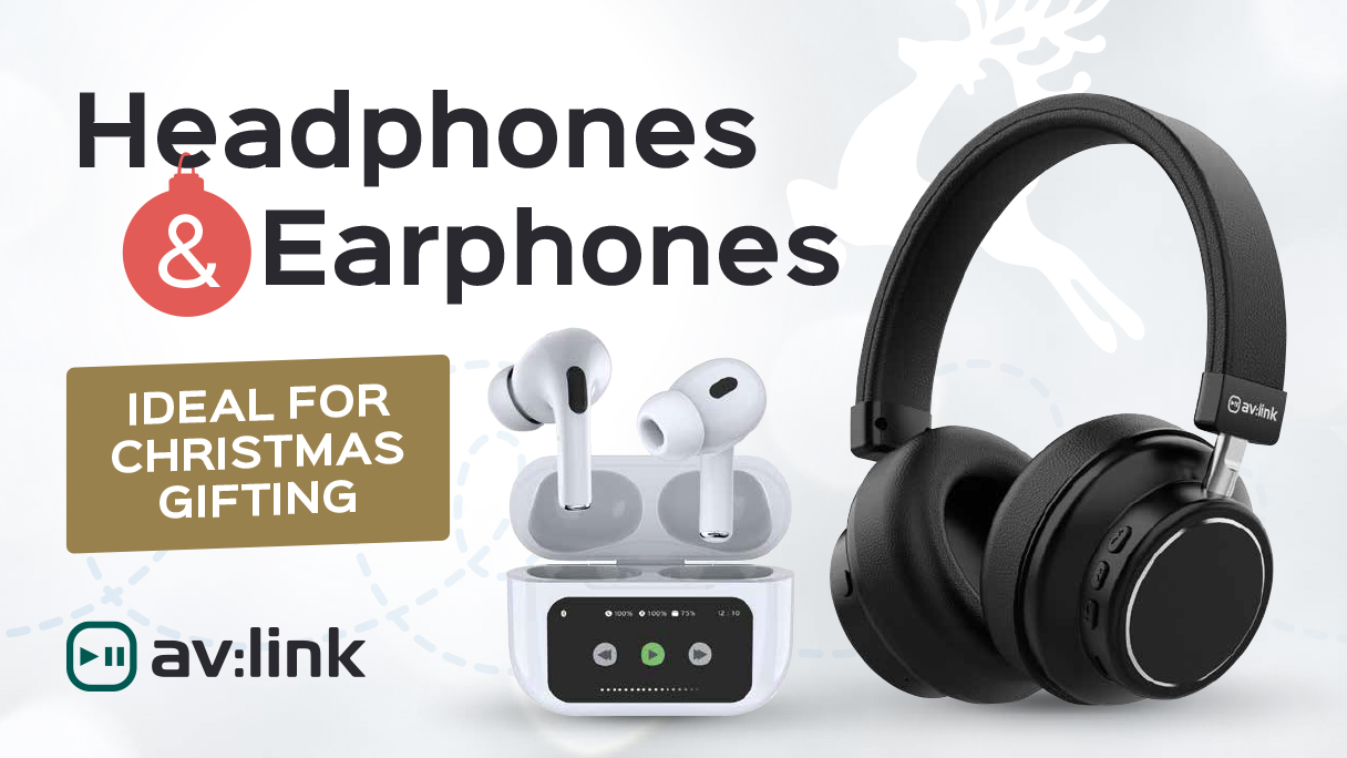 AV:Link Headphones & Earphones; Ideal for Christmas Gifting