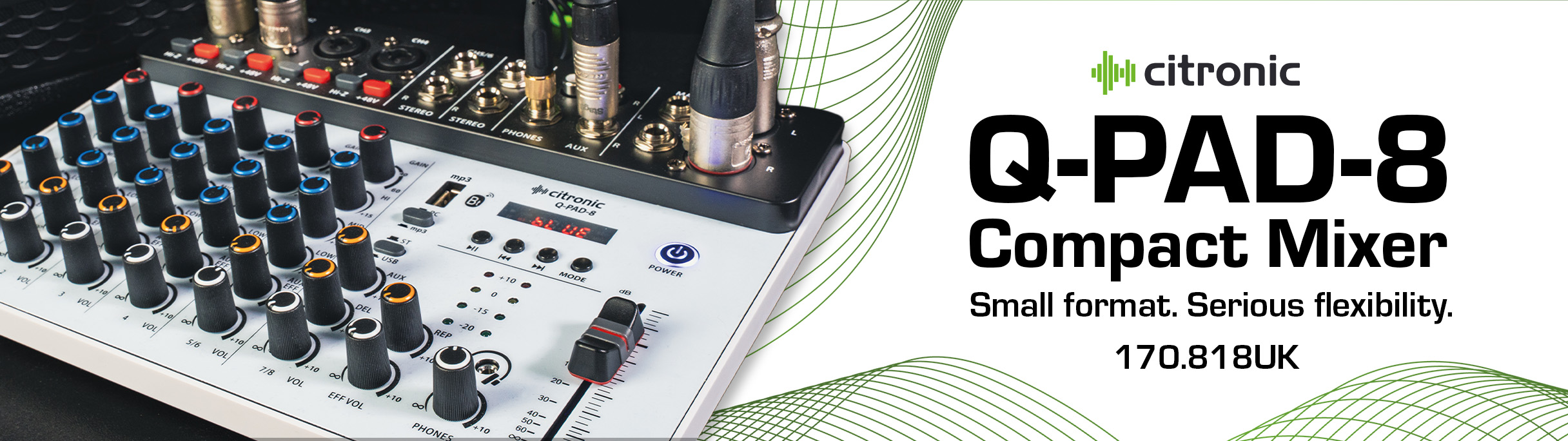 Citronic Q-PAD-8 Compact Mixer
