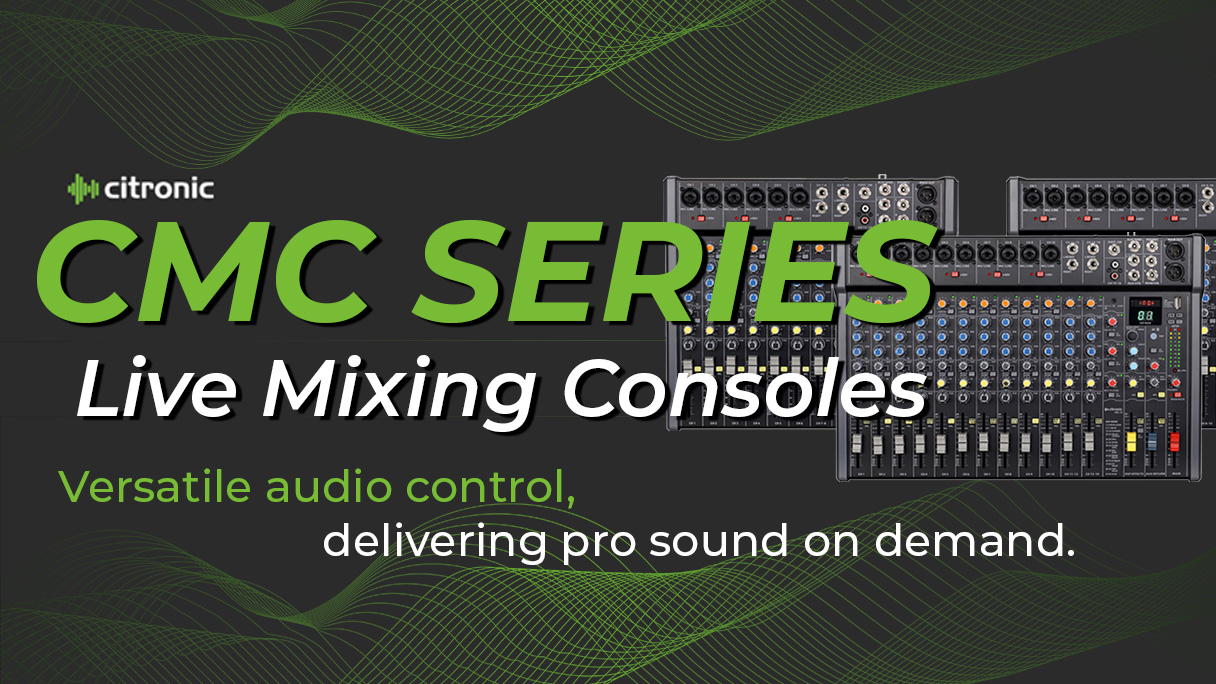 CItronic CMC Series Mixing Consoles