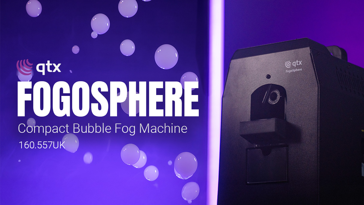 QTX FogoSphere Compact Bubble Fog Machine