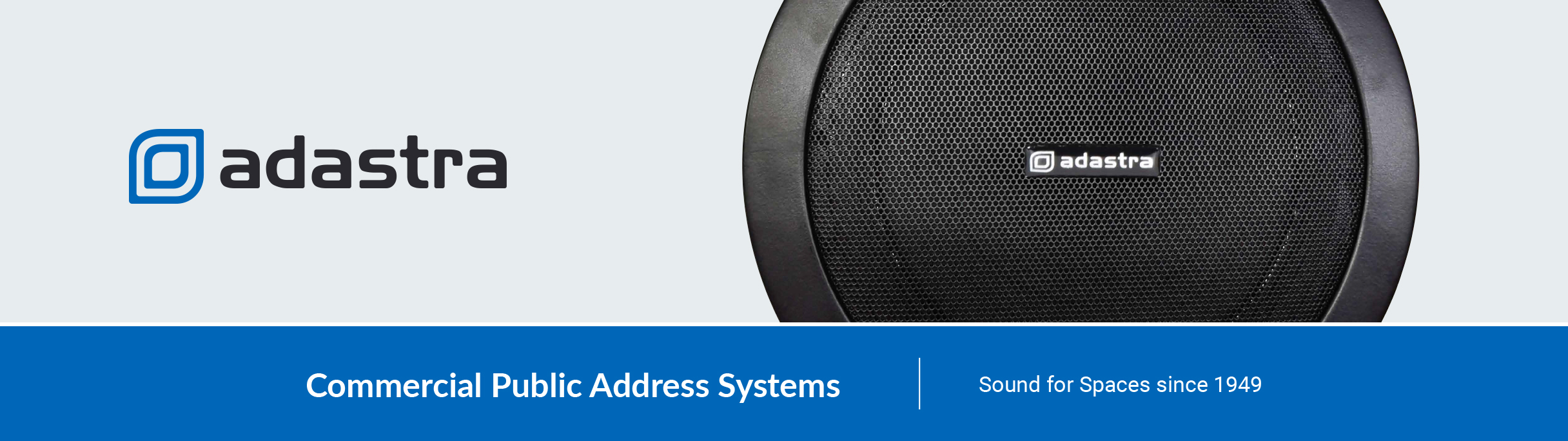 Adastra - Commercial Public Address Systems - Sound for Spaces since 1949