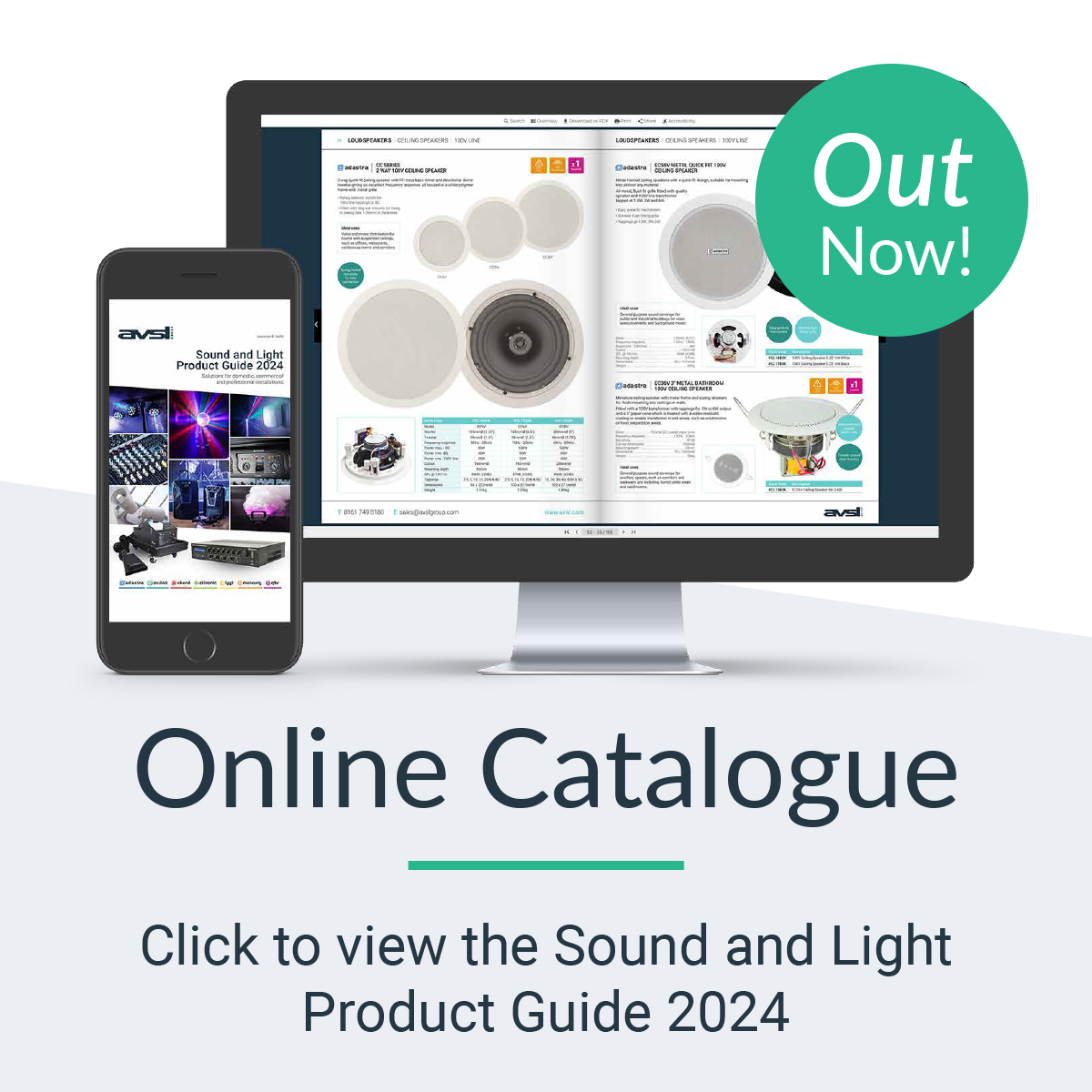 Online Catalogue - Sound and light product guide 2024