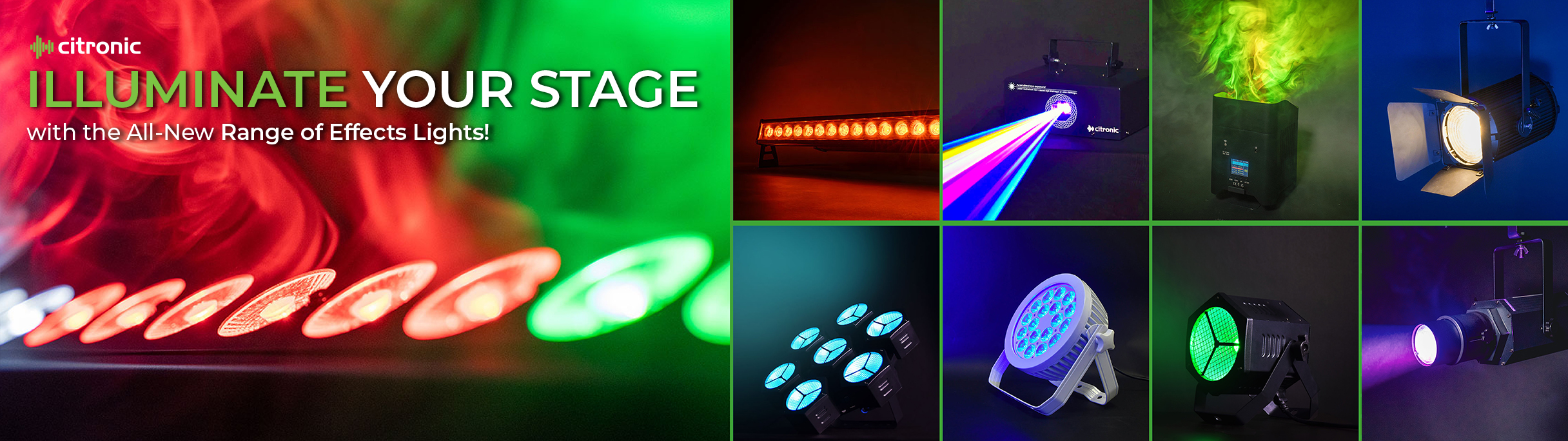 Citronic Effects Lighting Range