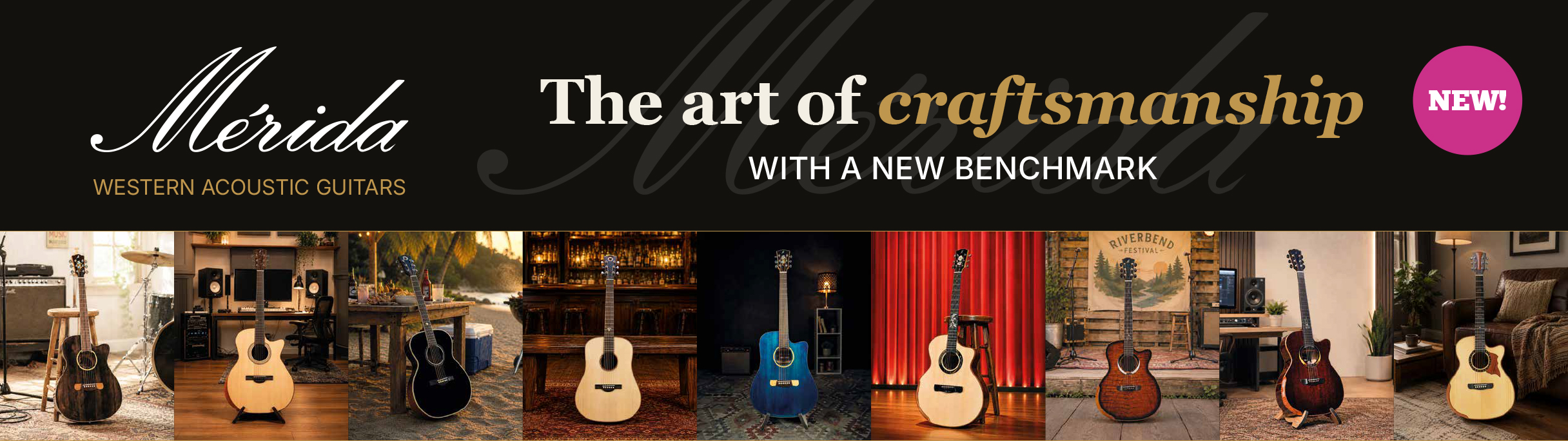 NEW Merida Guitars Available Now