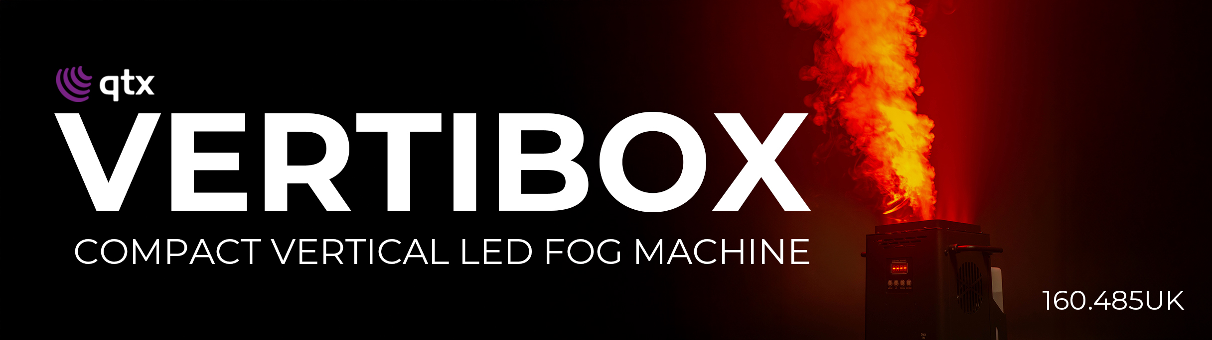 QTX Vertibox Vertical LED Fog Machine