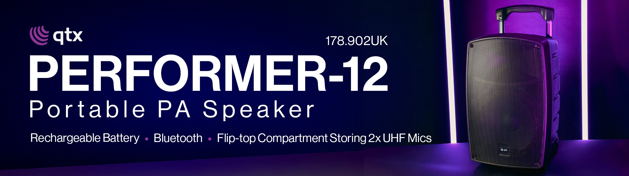 QTX Performer-12 Portable PA
