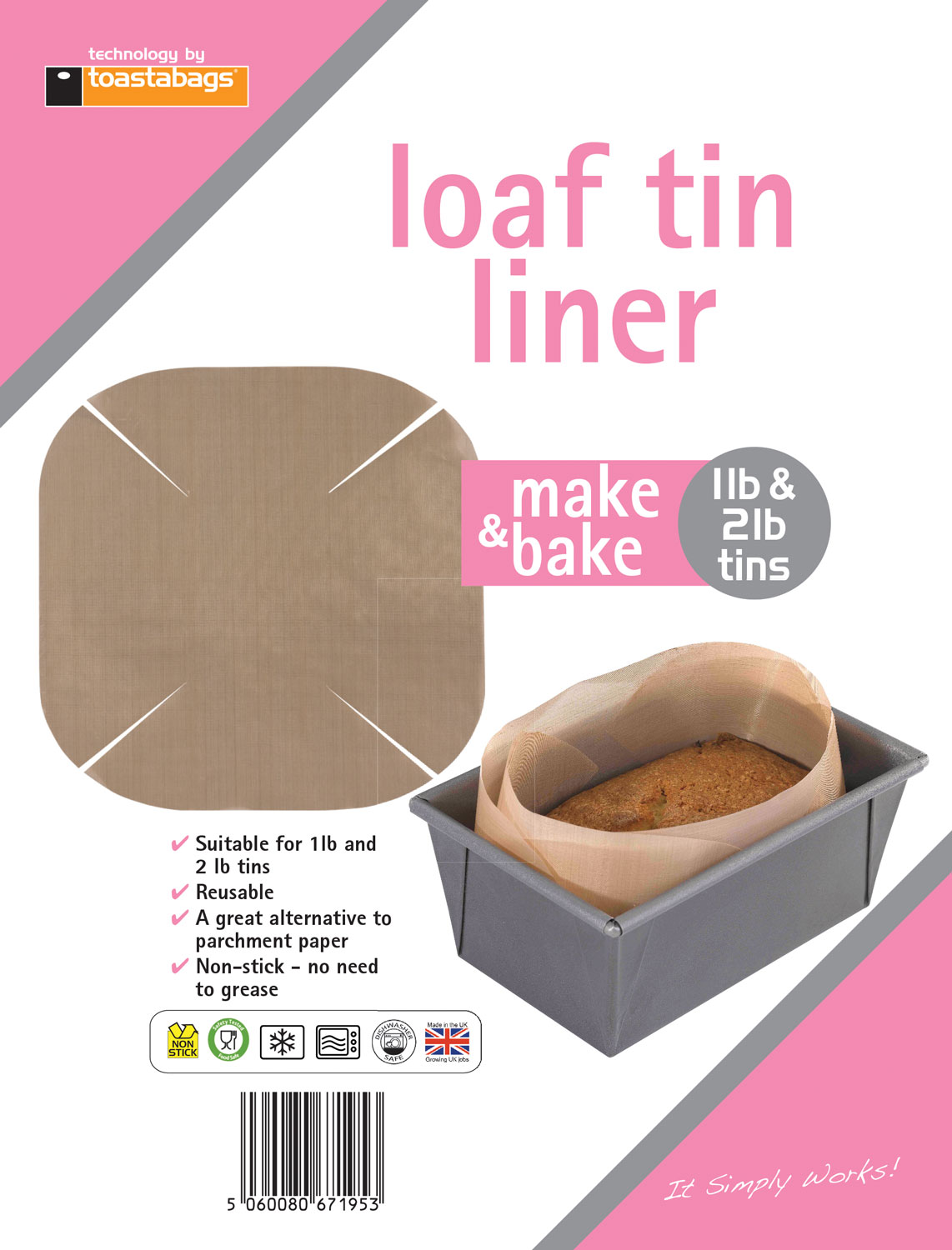 1lb Loaf Tin Liner